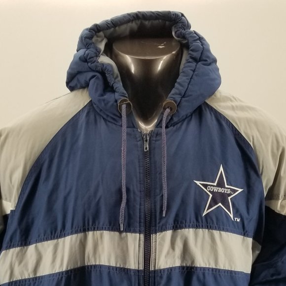Vintage Dallas Cowboys NFL Gameday By Turbo Sportswear MenPuffer Jacket Size XL - Picture 4 of 11